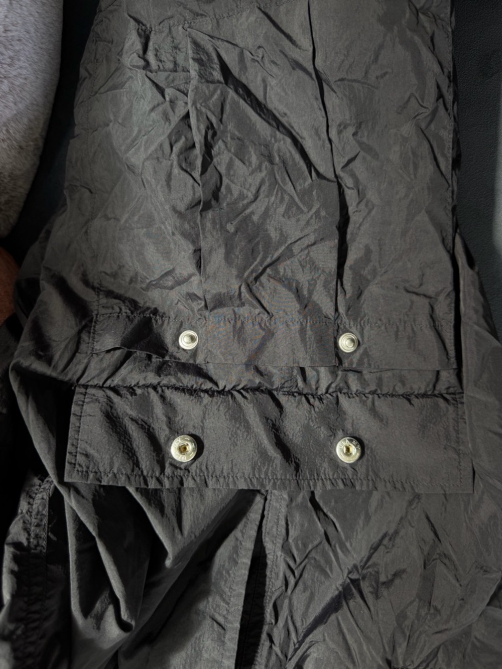 PINK Victoria's Secret Black Cargo Jogger Pants Small Parachute‎ Streetwear Y2K - Picture 13 of 13